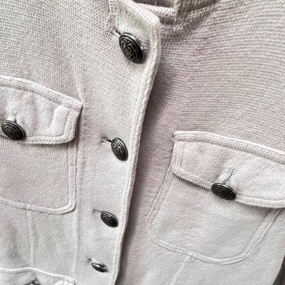 Free People Slub Knit Military Cardigan Sweater Size XS - Picture 5 of 7